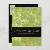 Carte de Faire-part d'ouverture d'entreprise Coutu (Devant / Derrière)