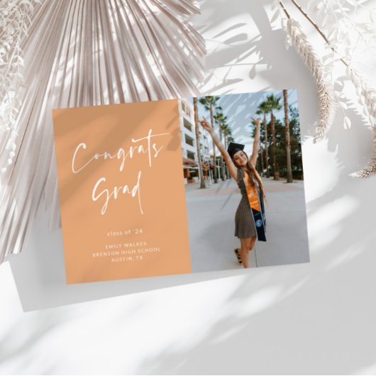 Carte de Faire-part manuscrite de graduation de sc