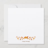 Carte de Faire-part Mariage Foliage 1 automne (Dos)