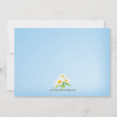 Carte de Faire-part Mariage pour marguerites (Dos)