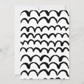 Carte de Faire-part minimaliste moderne (Dos)