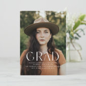 Carte de Faire-part minimaliste moderne (Debout devant)