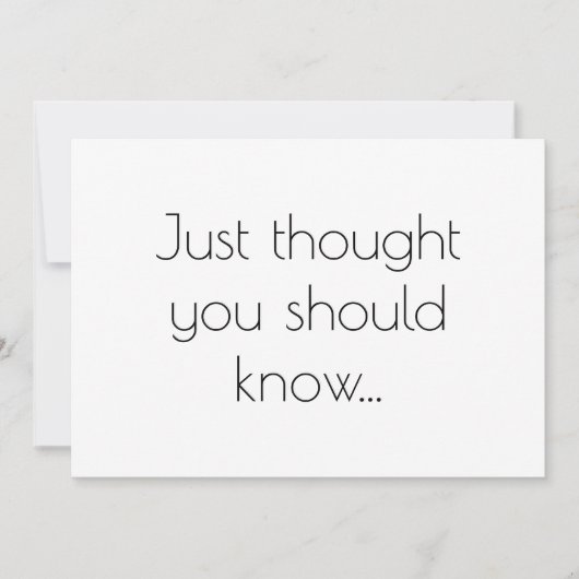 Carte de Faire-part minimaliste moderne et chic (Devant)