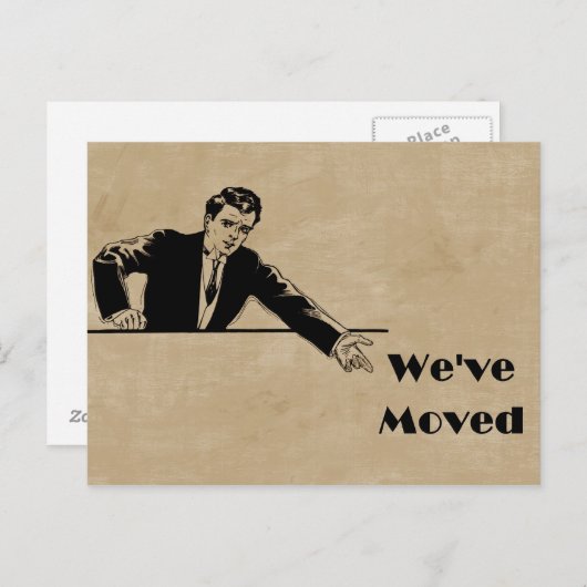 Carte de Faire-part mobile (Devant / Derrière)