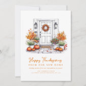 carte de faire-part mobile à l'action de grâce (Devant)