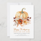 Carte de faire-part mobile de Bon thanksgiving flo (Devant)