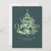 Carte de faire-part mobile de Noël moderne (Devant)