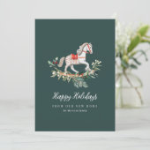 Carte de faire-part mobile de Noël moderne (Debout devant)
