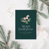 Carte de faire-part mobile de script de Noël moder