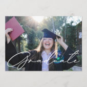 Carte de Faire-part moderne de la calligraphie (Devant)