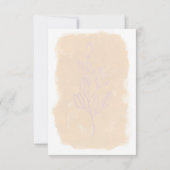 Carte de Faire-Part Moderne 'Fields of Dreams Blus (Dos)