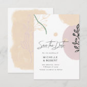 Carte de Faire-Part Moderne 'Fields of Dreams Blus (Devant / Derrière)