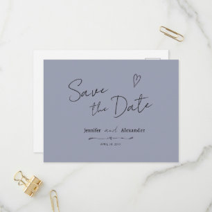 Carte de faire-part moderne horizontale pour sauve