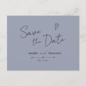Carte de faire-part moderne horizontale pour sauve (Devant)