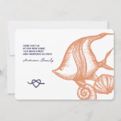 Carte de Faire-part moderne simple Nautique (Devant)