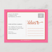 Carte de Faire-Part Monogramme Oiseaux (Dos)