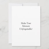 Carte de faire-part personnalisée à plat (Devant)