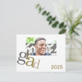 Carte de Faire-part photo 2025 Grad (Debout devant)