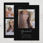 Carte de Faire-part photo de classe supérieure (Devant / Derrière)