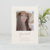 Carte de Faire-part photo de classe supérieure (Debout devant)