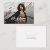 Carte de Faire-part photo Grad 2025 (Devant / Derrière)