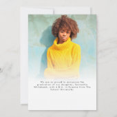 Carte de Faire-part photo moderne 2022 (Dos)