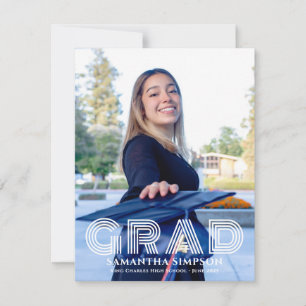Carte de Faire-part photo moderne tendance
