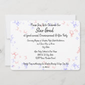 Carte de Faire-part photo Star Grad Filmstrip (Dos)