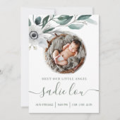 Carte de Faire-part photo Statistiques de naissanc (Devant)