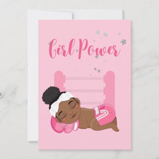 Carte de Faire-part pour bébé (Devant)