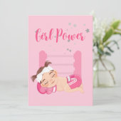 Carte de Faire-part pour bébé (Debout devant)
