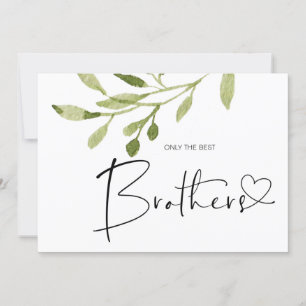 Carte de Faire-part pour bébé Brother Reveal