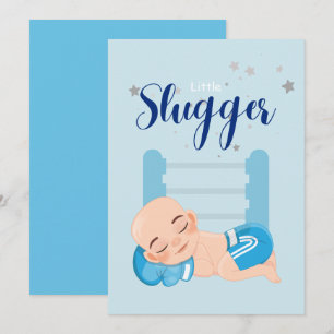 Carte de Faire-part pour bébé petit garçon