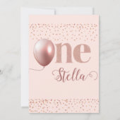 Carte de Faire-part pour les 1er anniversaires de  (Dos)