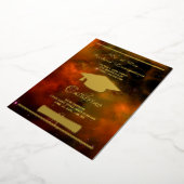 Carte de Faire-part Red Galaxy Gold (Rotation)