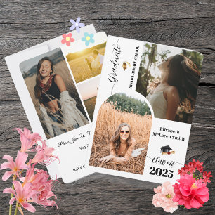 Carte de Faire-part senior 2025 - Graduat minimali