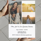 Carte de Faire-part senior 2025 - Graduat minimali