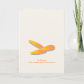 Carte de Faire-part Sunflower 2 (Dos)