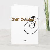 Carte "de famille de cri perçant" (Dos)