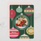 Carte de famille de Noël (Devant / Derrière)