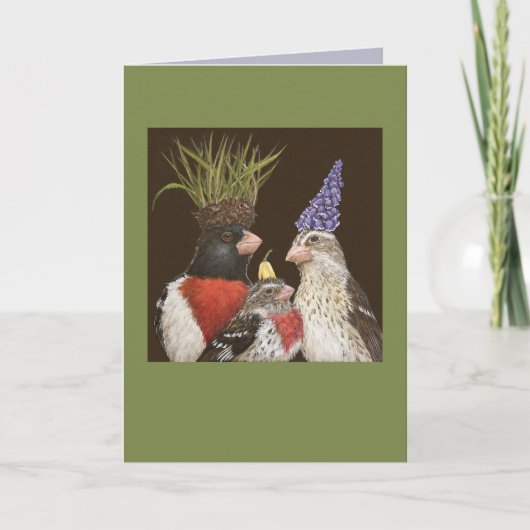 Carte de famille Grosbeak (Devant)
