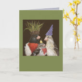 Carte de famille Grosbeak (Fleur jaune)