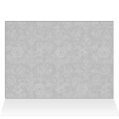 Carte de fantaisie de menu de Tableau de mariage (Intérieur Horizontal (Haut))