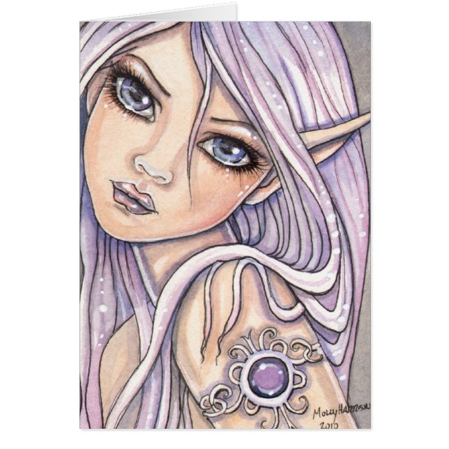 Carte de Fée Améthyste d'Amy par Molly Harrison (Devant)