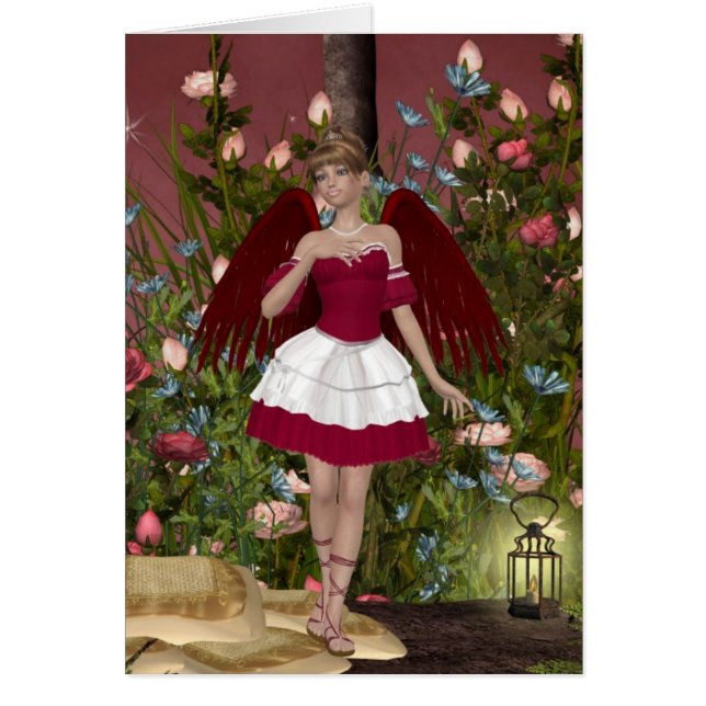 Carte de fée d'anges (Devant)