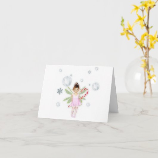 Carte de fée de bonbons (Fleur jaune)