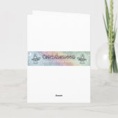 Carte de fée de la fleur mignonne à ne pas oublier (Dos)