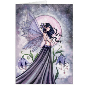 Carte de Fée de la Nuit Pourpre Mystique par Molly