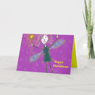Carte de fée de Noël