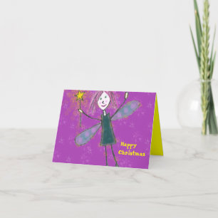 Carte de fée de Noël